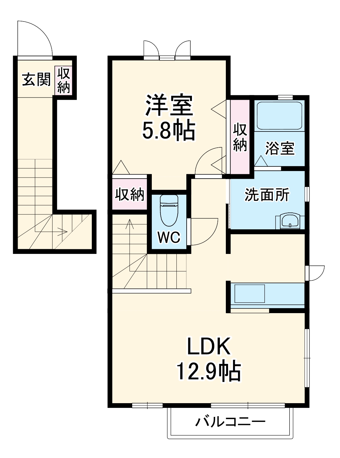 オレンジハウスの間取り