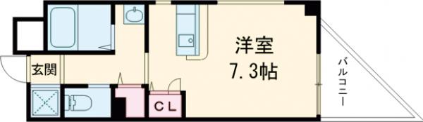 マンションクォーレの間取り