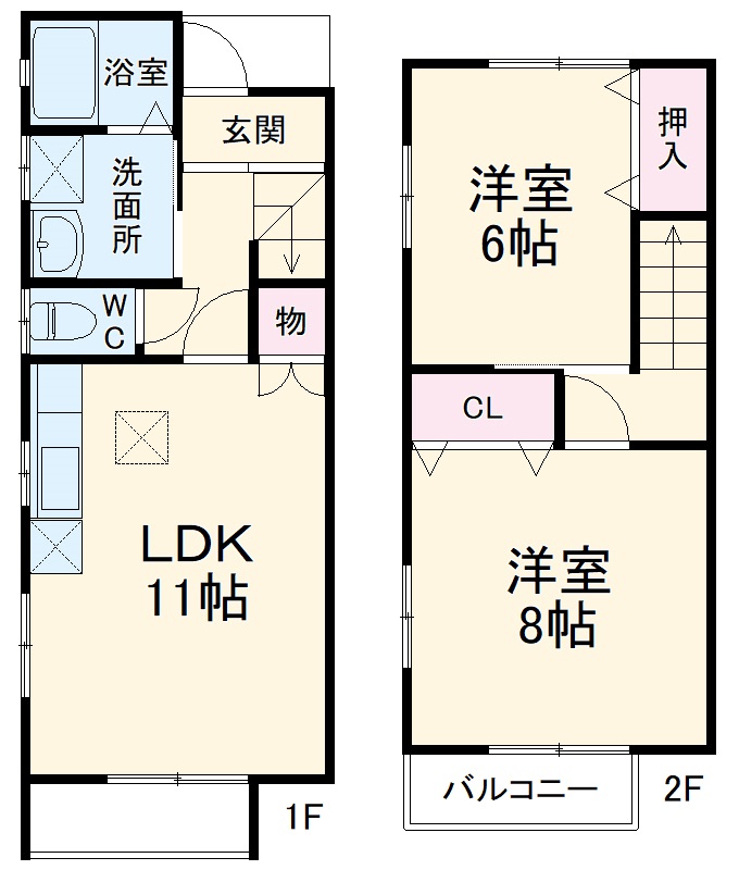ドエル・コートCの間取り