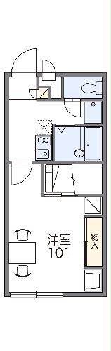 レオパレスシャトーAの間取り