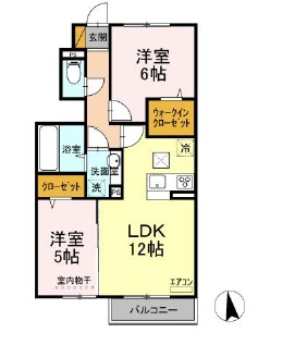 ルアナの間取り