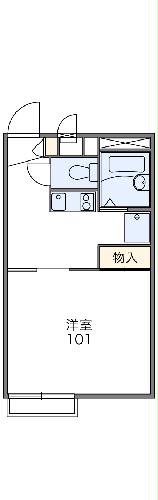 レオパレスクレールアビコの間取り
