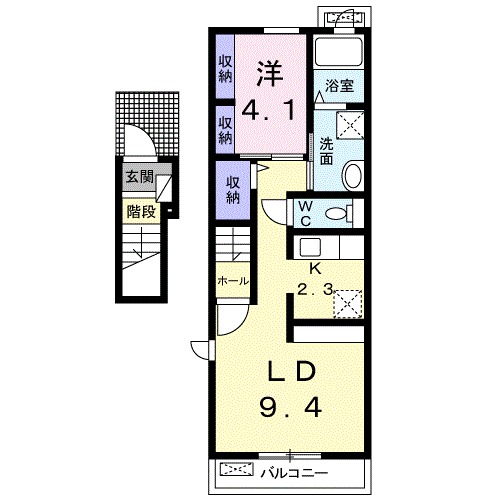 サン ガーデンの間取り