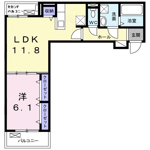 グレイスBの間取り