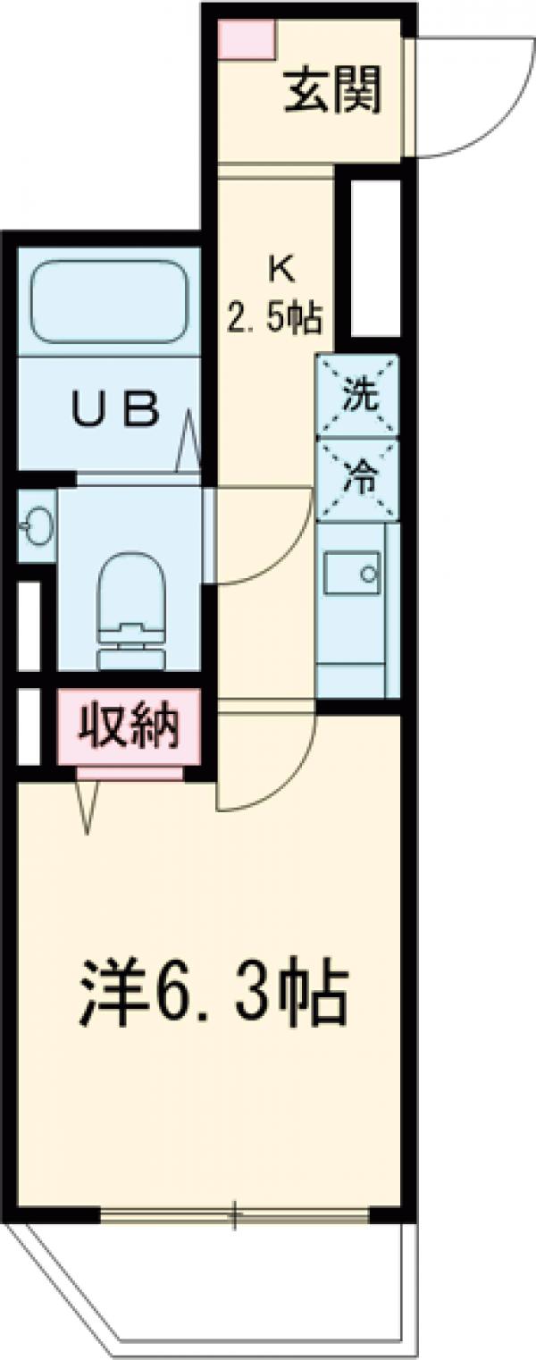 DEAR ECLASS TORITSUDAIの間取り