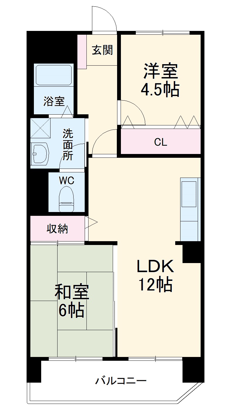 上野坂ハイツの間取り