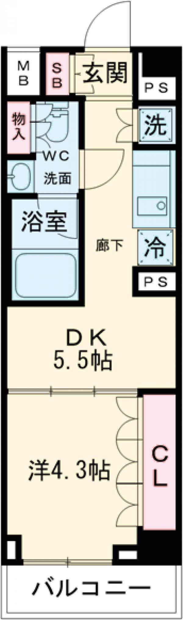 ドムス・スタイル武蔵小山の間取り