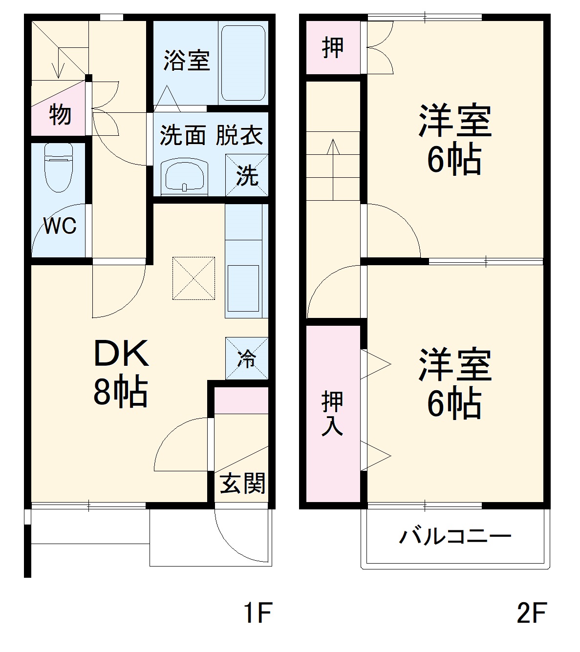 ラポールIWAIの間取り