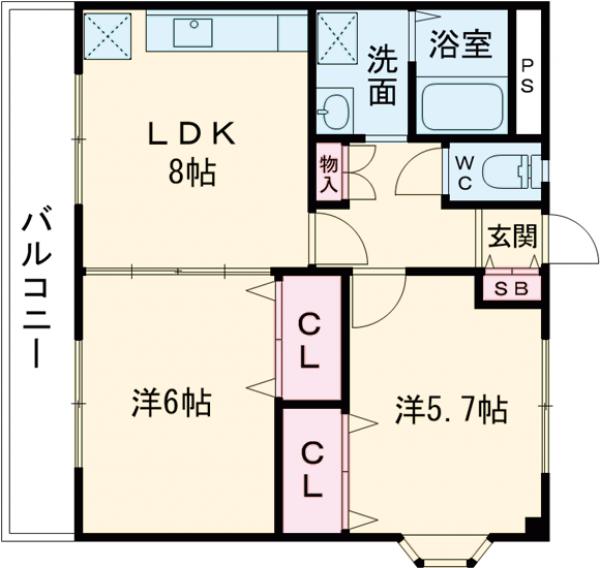 アーバン川嶋の間取り