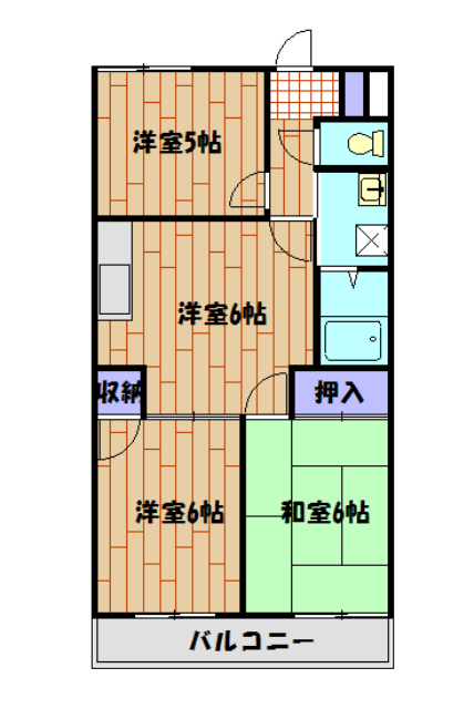 四ッ谷ハイツの間取り