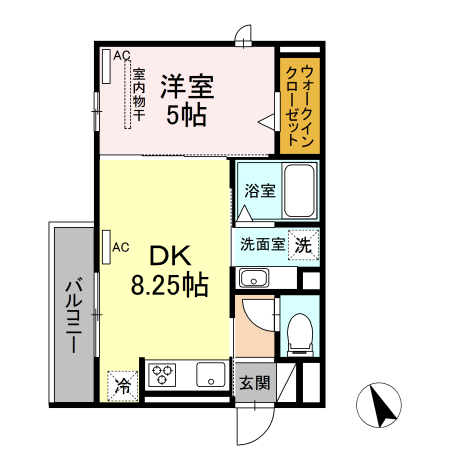 コスモ錦の間取り