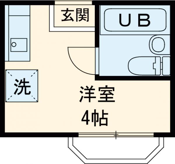 ディスタンス喜多見の間取り