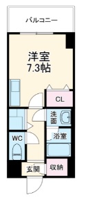 ベレーサ築地口ステーションタワーの間取り
