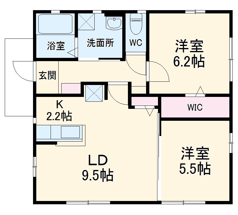 フルーレの間取り