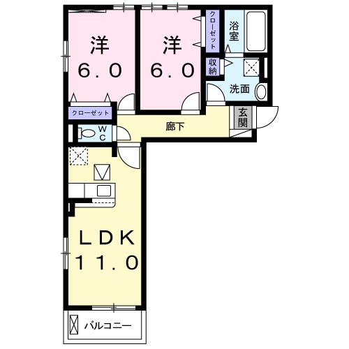 アースガーデンの間取り