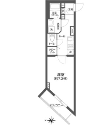 コンポジット王子の間取り