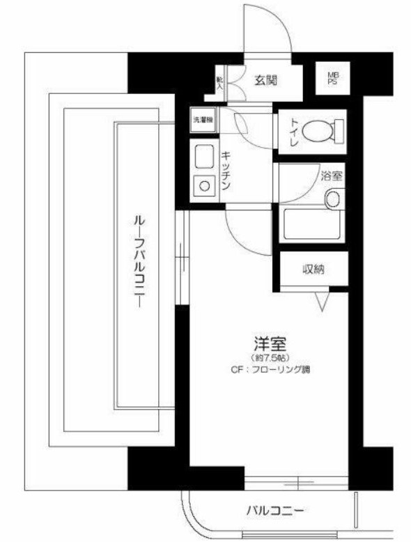 ライオンズマンション都立大学第２の間取り