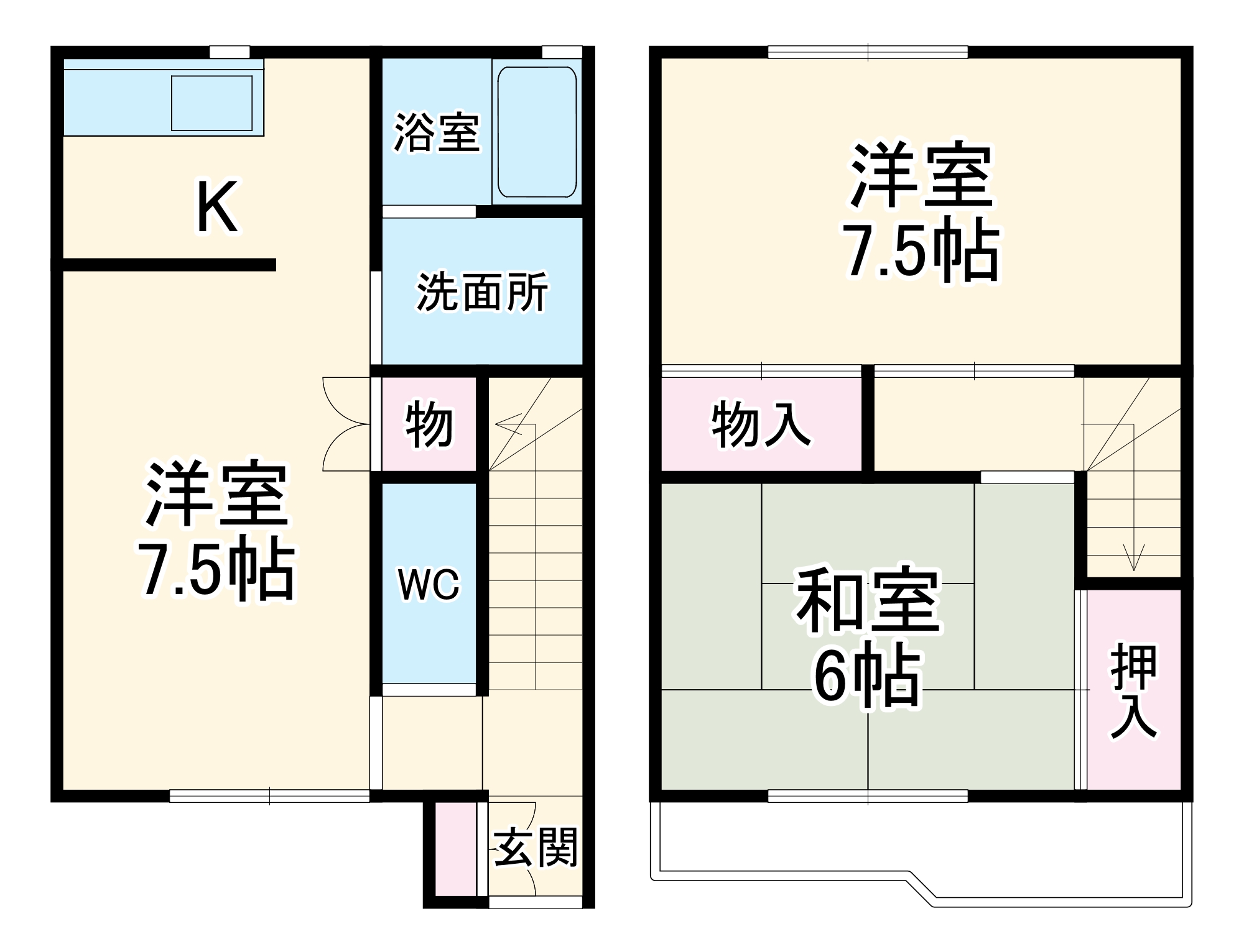 コーポ成和の間取り