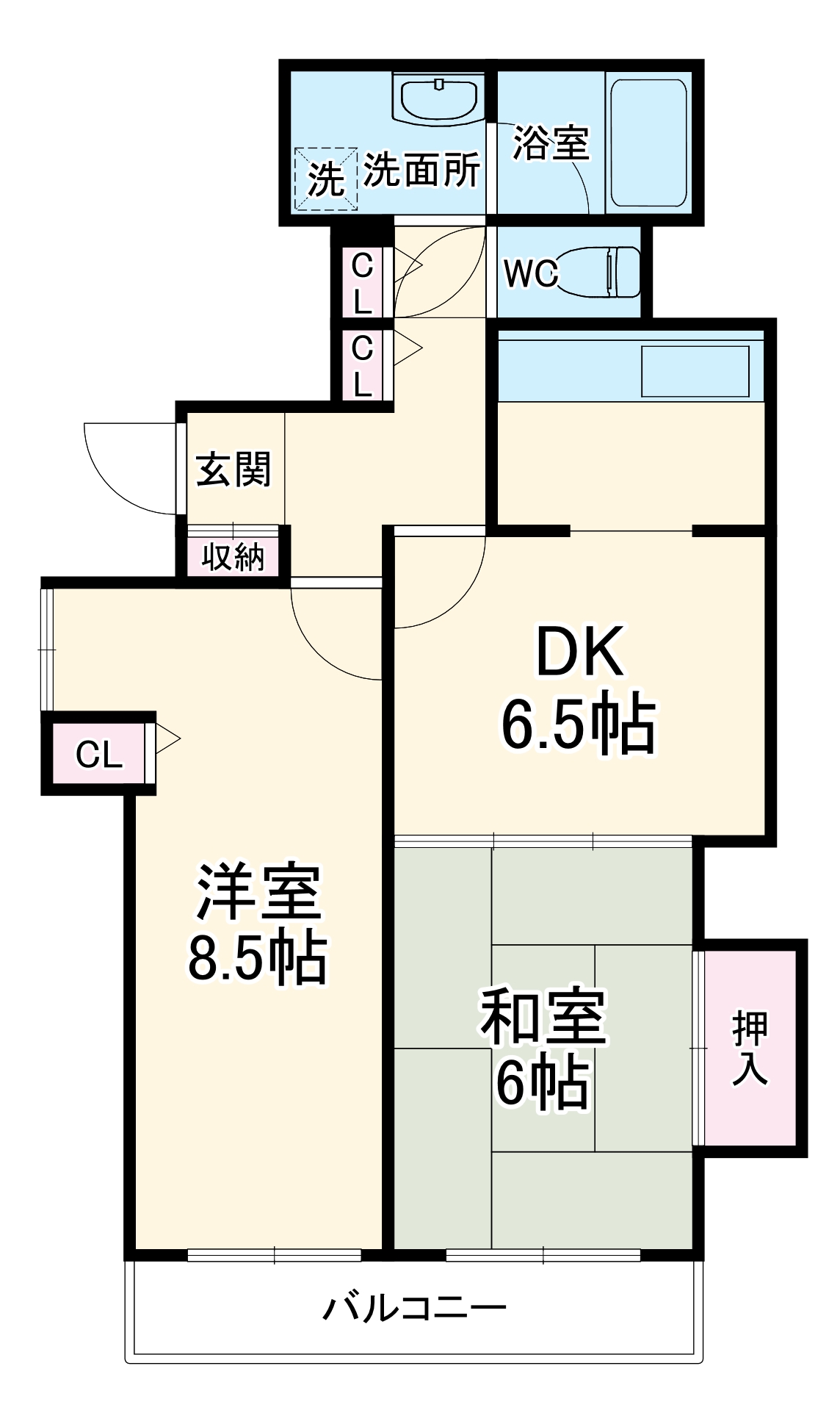 新川崎ロイヤルパレスの間取り