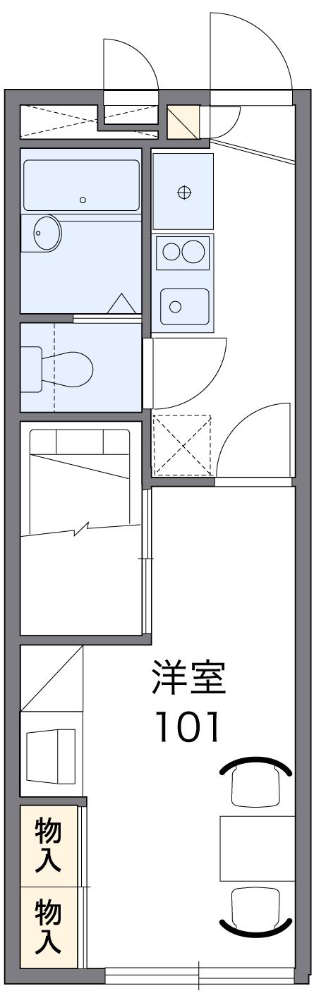 レオパレス小幡ヶ原の間取り