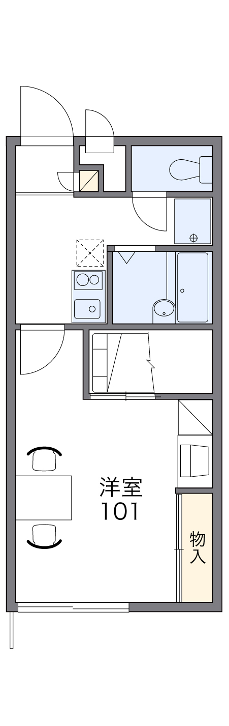 レオパレス888の間取り