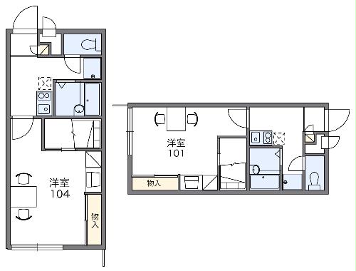 レオパレス尾関の間取り