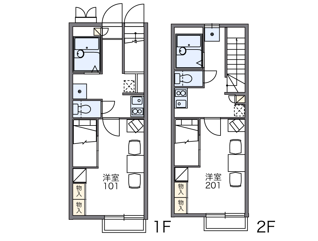 レオパレスFIELDの間取り