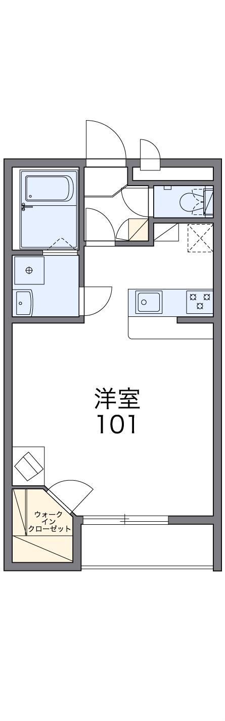 レオパレスルミエールTSの間取り