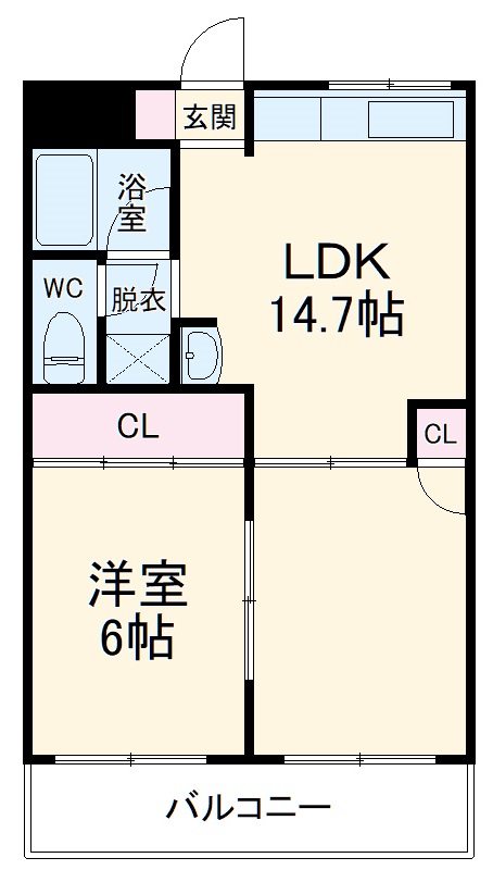サンライズ船橋の間取り