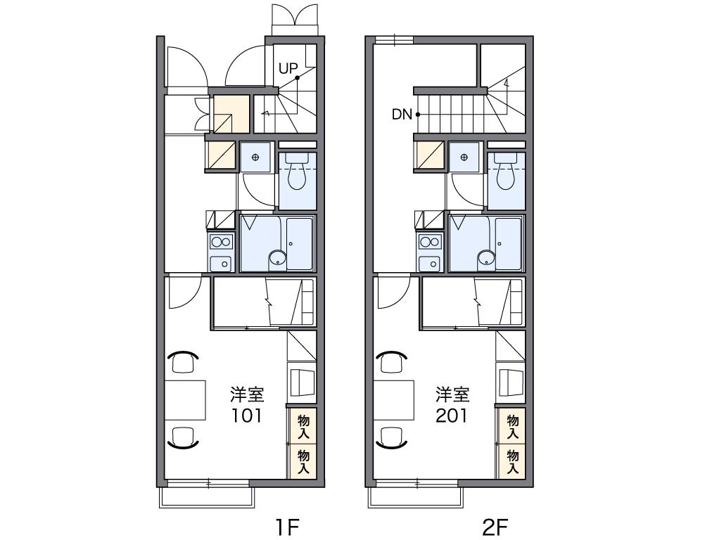 レオパレス川上の間取り