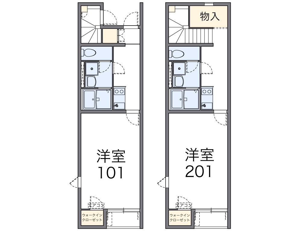 レオネクストクラルテの間取り