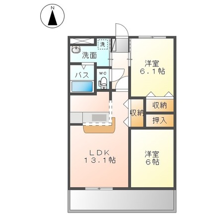 プレステージ中居の間取り