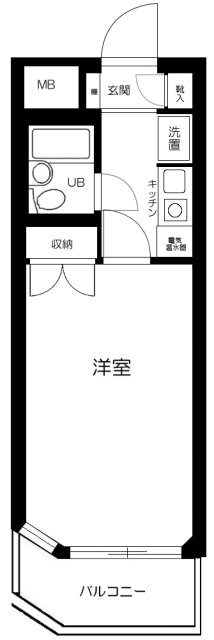 パールマンション白山の間取り