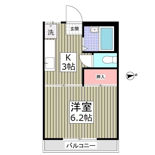 アイリットハイツ第2の間取り