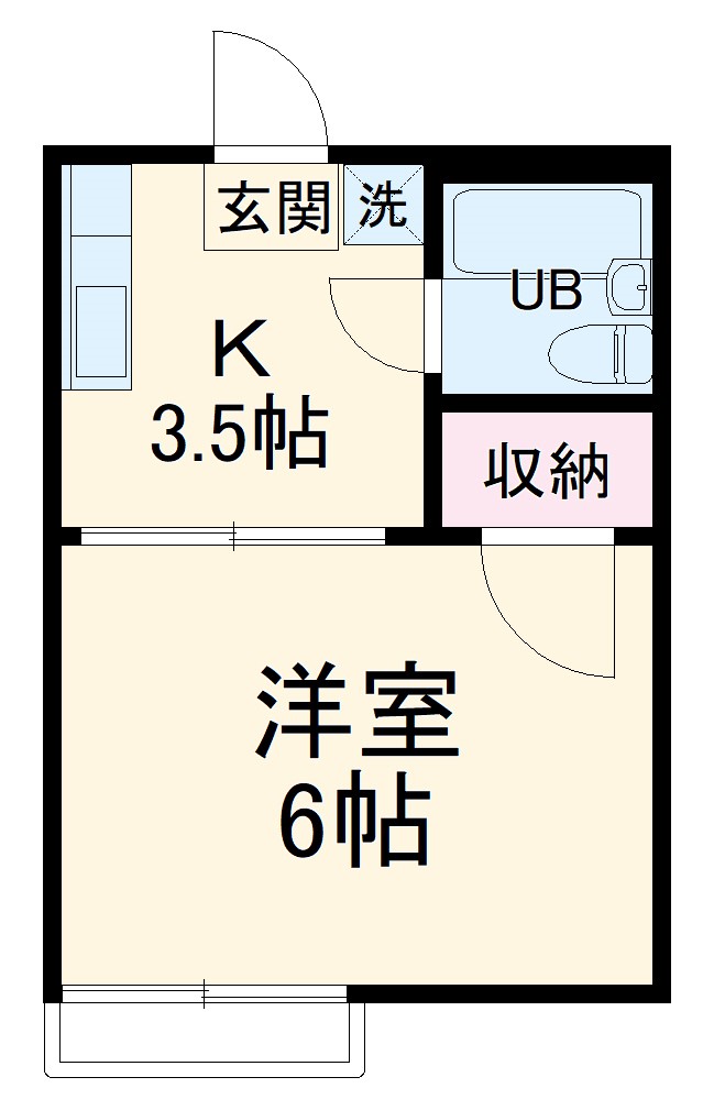 コーポみさきの間取り