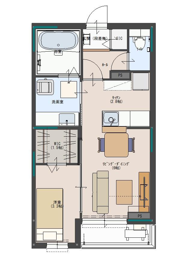 パークヒルズの間取り