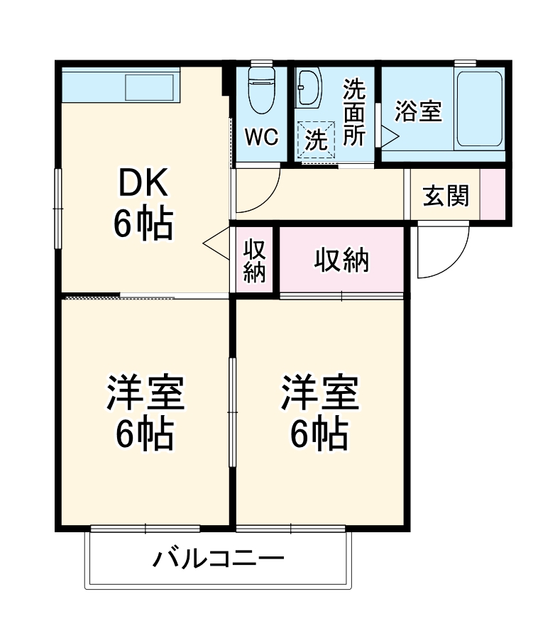 ハイネスⅠの間取り