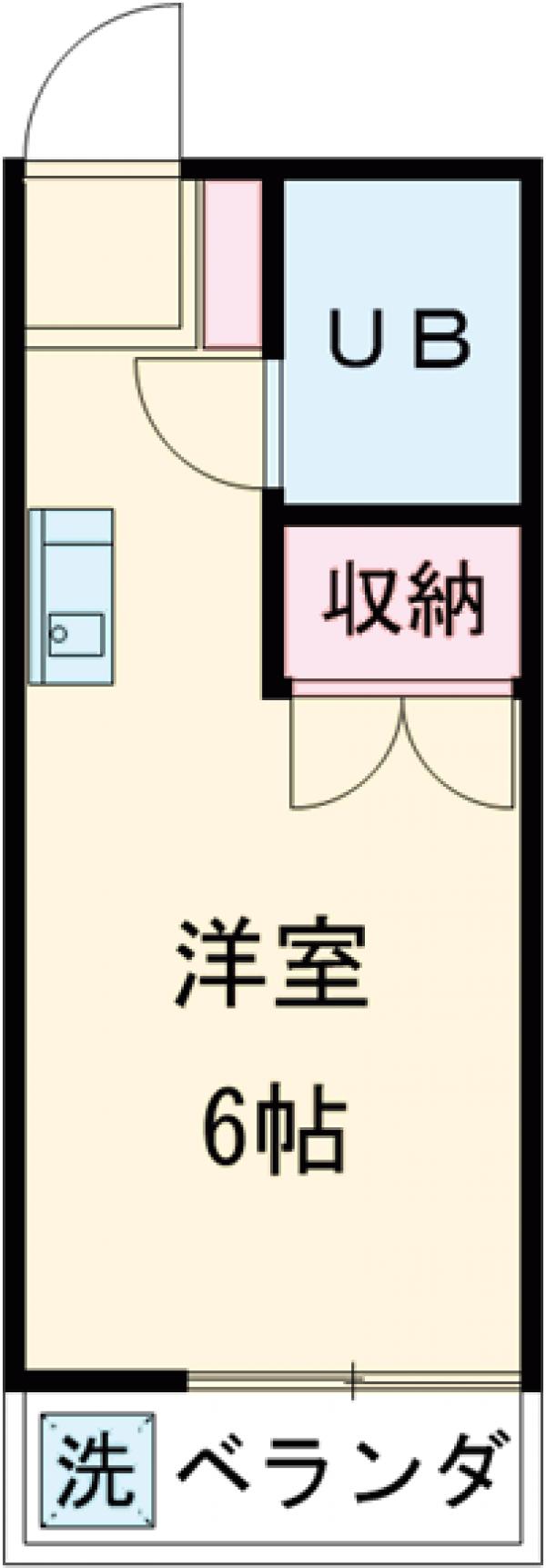 サンハイツ田倉の間取り