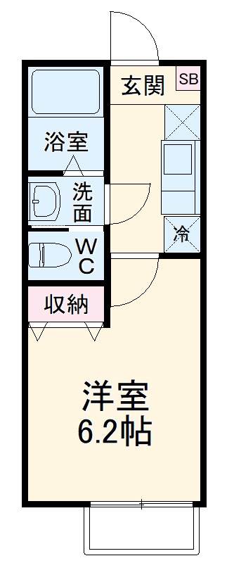 二和壱番館の間取り