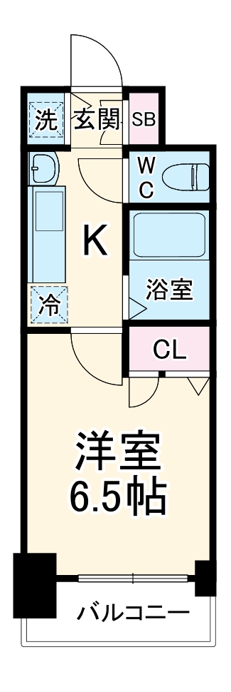 プレサンス名古屋STATIONアブソリュートの間取り