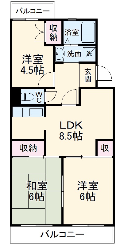 アーバン・ビレッジの間取り