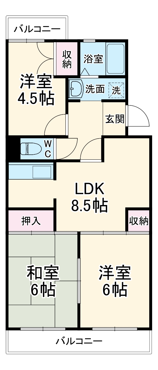 アーバン・ビレッジの間取り