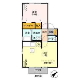 ベルボナール Aの間取り