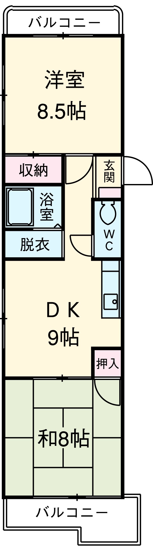平安ビルの間取り