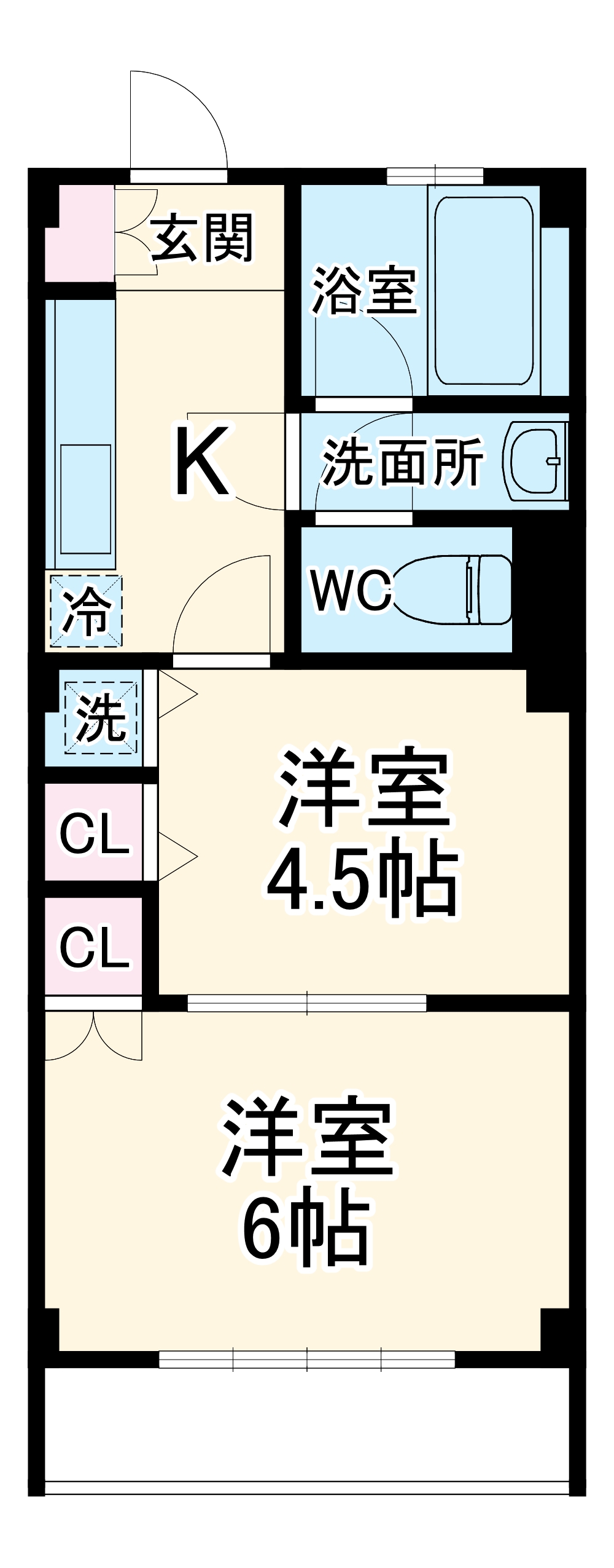 守山プラザの間取り
