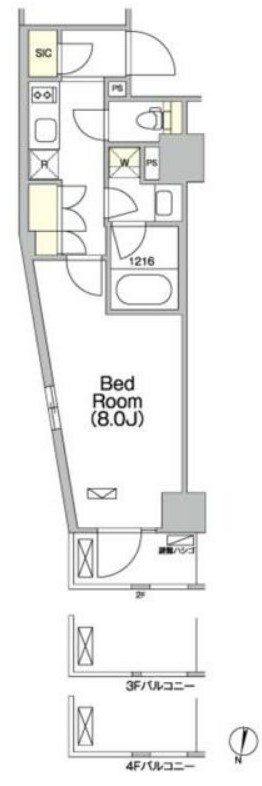ORSUS西日暮里の間取り