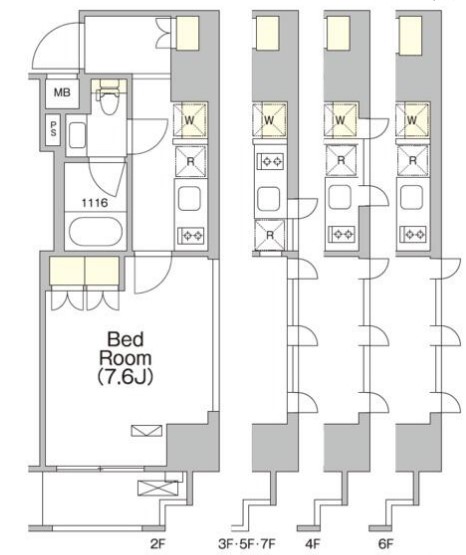 ORSUS西日暮里の間取り