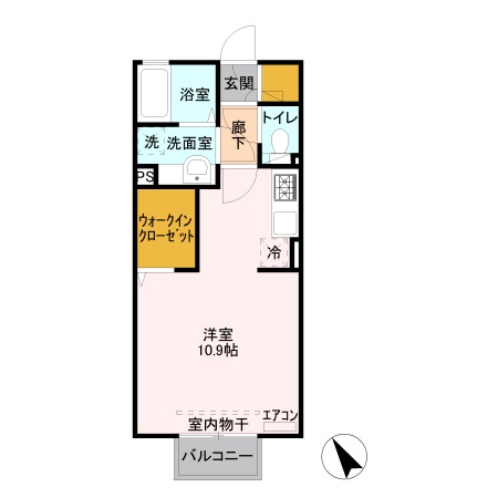 メルベーユ　Ｃの間取り