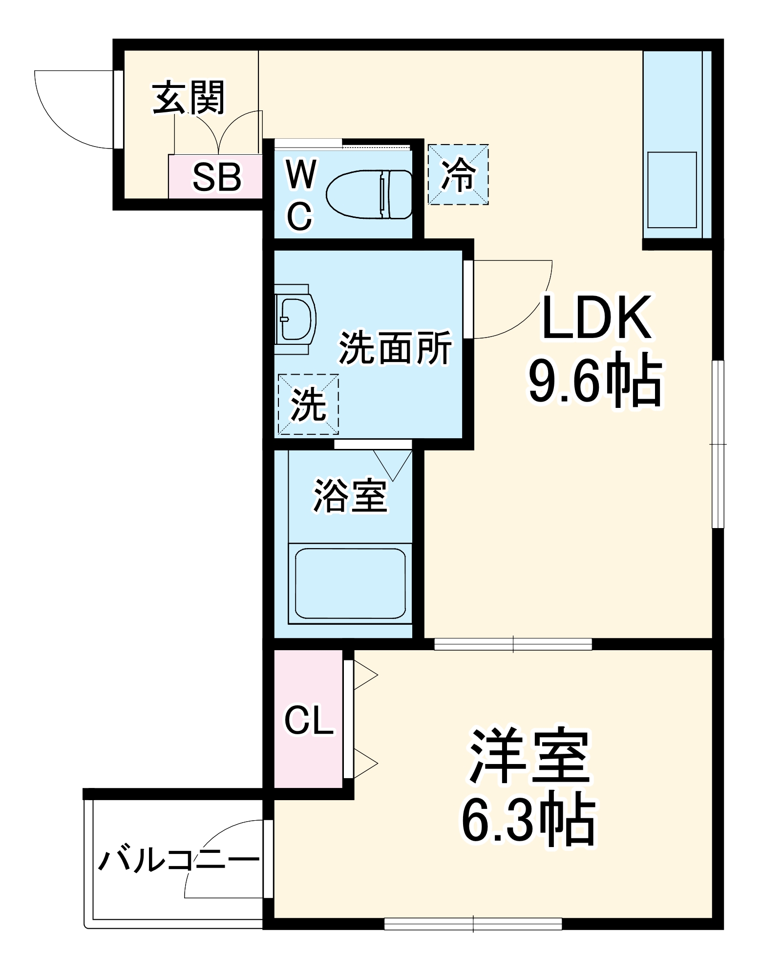 キャトラの間取り