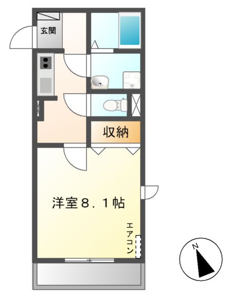 Fleur(フルール)の間取り